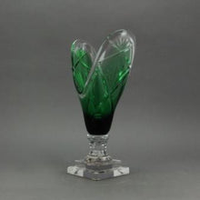 Load image into Gallery viewer, The Home V Shape Glass Vase- Green