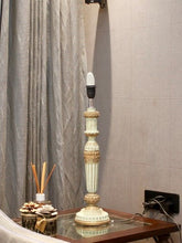 Load image into Gallery viewer, The Home Lamp Stand Wooden Golden