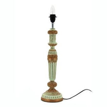 Load image into Gallery viewer, The Home Lamp Stand Wooden Golden