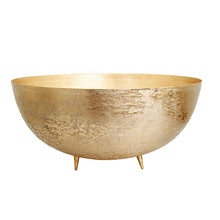 Load image into Gallery viewer, The Home Bowl with Legs Planter Brush Gold BG1973-A