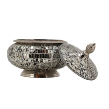 Load image into Gallery viewer, The Home Box With Lid Silver Black 13134-BAG-LB