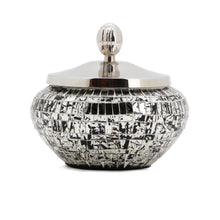 Load image into Gallery viewer, The Home Box With Lid Silver Black 13134-BAG-MB