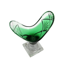 Load image into Gallery viewer, The Home V Shape Glass Vase- Green