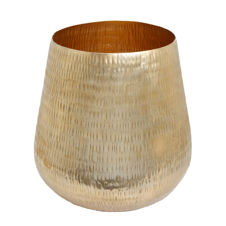 The Home Barrel Planter Medium Gold GD1644-C