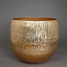 Load image into Gallery viewer, The Home Medium Round Planter Gold GD876-C