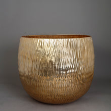 Load image into Gallery viewer, The Home Small Round Planter Gold GD876-E