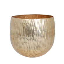 Load image into Gallery viewer, The Home Small Round Planter Gold GD876-E
