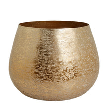 Load image into Gallery viewer, The Home Small Round Planter Brush Gold BG1766-C