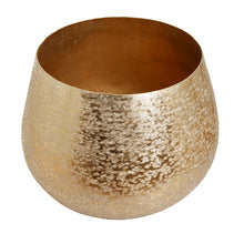 Load image into Gallery viewer, The Home Small Round Planter Brush Gold BG1766-C