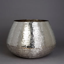 Load image into Gallery viewer, The Home Big Small Planter Hammered Silver NL1418-B