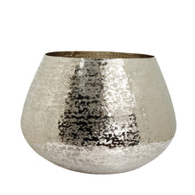 Load image into Gallery viewer, The Home Big Small Planter Hammered Silver NL1418-B
