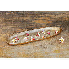Load image into Gallery viewer, The home Tray Planter Hammered Brush Gold Big BG1464-A