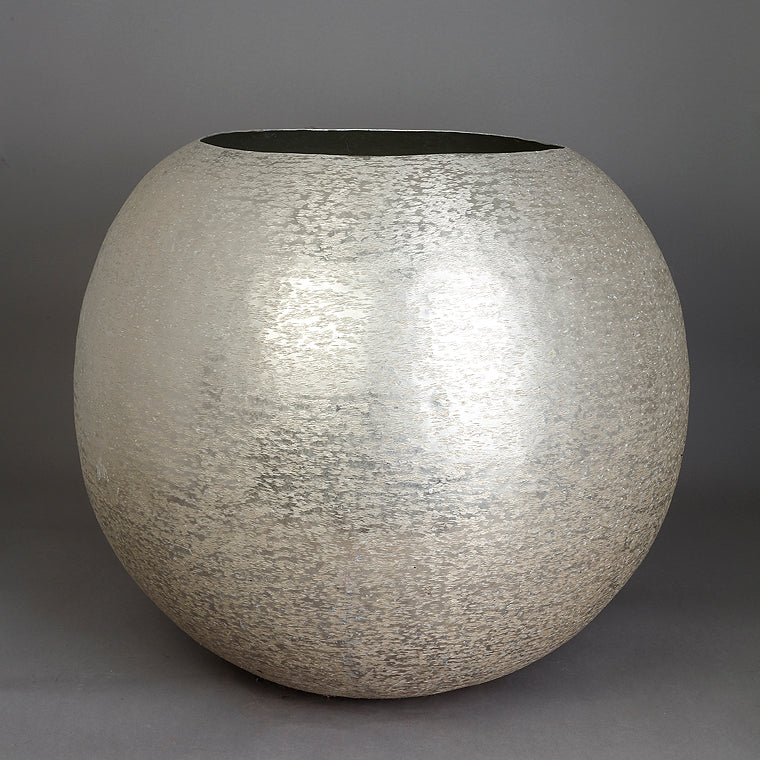 The Home Flower Pot Planter Textured Silver Big BN1500-A – image 4