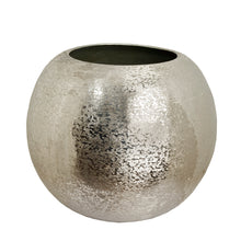 Load image into Gallery viewer, The Home Flower Pot Planter Textured Silver Big BN1500-A
