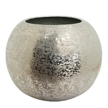 Load image into Gallery viewer, The Home Flower Pot Planter Textured Silver Small BN1500-C