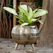 Load image into Gallery viewer, The Home Pot Planter with Legs Gold GD1402-A