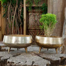 Load image into Gallery viewer, The Home Pot Planter with Legs Gold GD1639-A