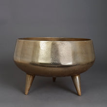 Load image into Gallery viewer, The Home Pot Planter with Legs Gold GD1639-A