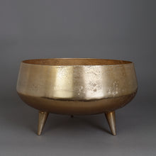 Load image into Gallery viewer, The Home Pot Planter with Legs Gold GD1639-B