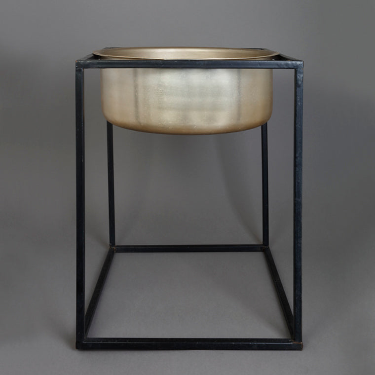 The home Pot with Stand Planter Gold GD1097-B – image 4