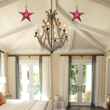 Load image into Gallery viewer, The Home Star Antique Zinc Pink BJ001