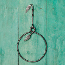Load image into Gallery viewer, The Home Hand Forged Iron Hardware Iron Towel Hanger Round HC-350