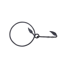 Load image into Gallery viewer, The Home Hand Forged Iron Hardware Iron Towel Hanger Round HC-350