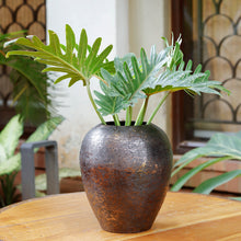 Load image into Gallery viewer, The home Vase Antique Black & Gold 1474-A