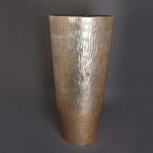 Load image into Gallery viewer, The home Tall Conical Planter Hammered Gold GD1032-A