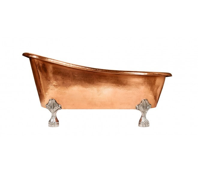 The Home Copper Bath Tub Med Antique With Feet 67