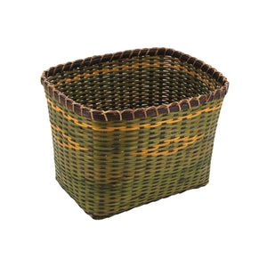 The Home Basket RRL3B Green Yellow Strips Small