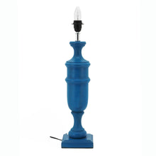 Load image into Gallery viewer, The Home Lamp Stand Wooden Blue
