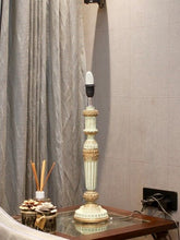 Load image into Gallery viewer, The Home Lamp Stand Wooden Golden
