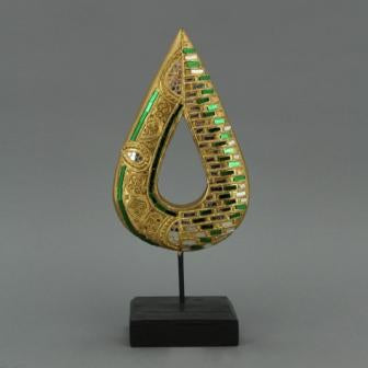 The Home Wood Glass Droplets Small