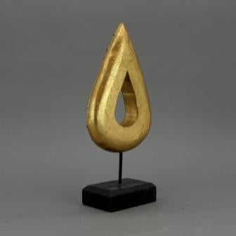 The Home Wood Glass Droplets Small