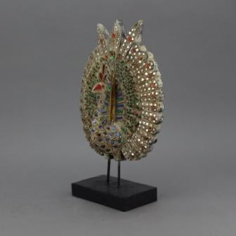 The Home Wooden Peacock Single