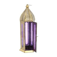 Load image into Gallery viewer, The Home Hanging Lantern Antique Copper G188 Purple
