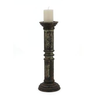 The Home Wooden Candle Stand Big