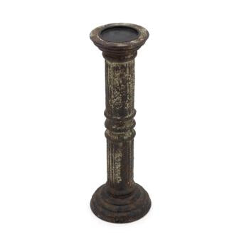 The Home Wooden Candle Stand Big