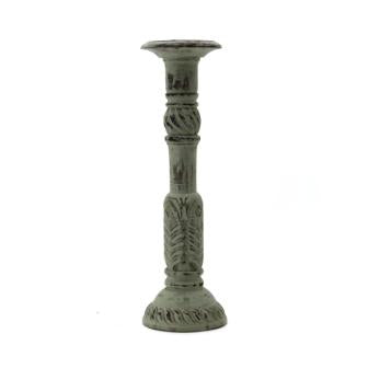 The Home Wooden Candle Stand Big