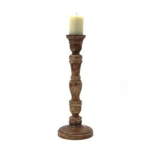 The Home Wooden Candle Stand Big