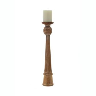 The Home Wooden Candle Stand Big