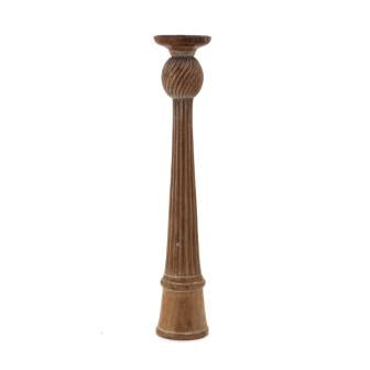 The Home Wooden Candle Stand Big