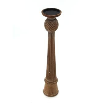 The Home Wooden Candle Stand Big