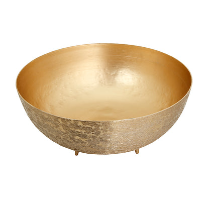 The Home Bowl with Legs Planter Brush Gold BG1973-B