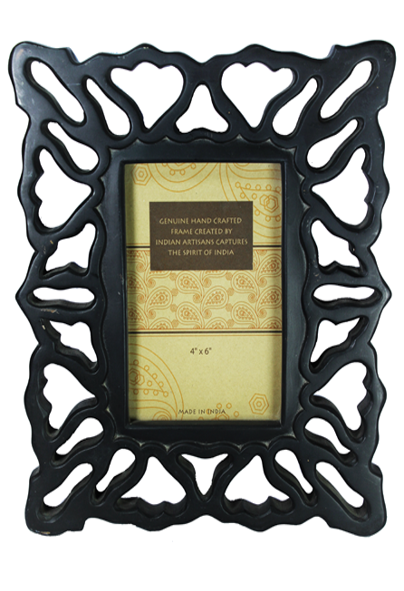 The Home Black Wooden Photo Frame