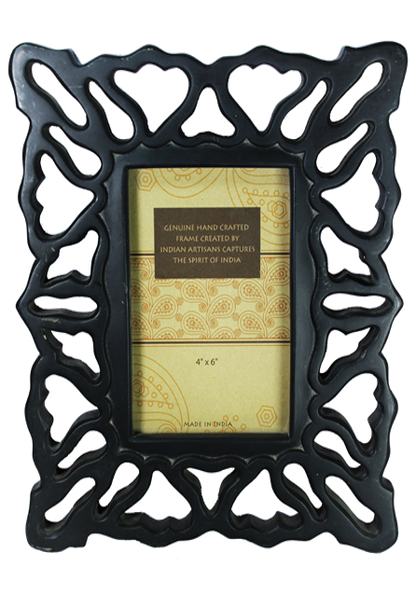 The Home Black Wooden Photo Frame