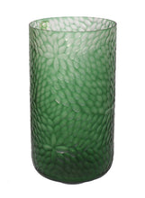 Load image into Gallery viewer, The Home Green Clear Flower Cut Vase
