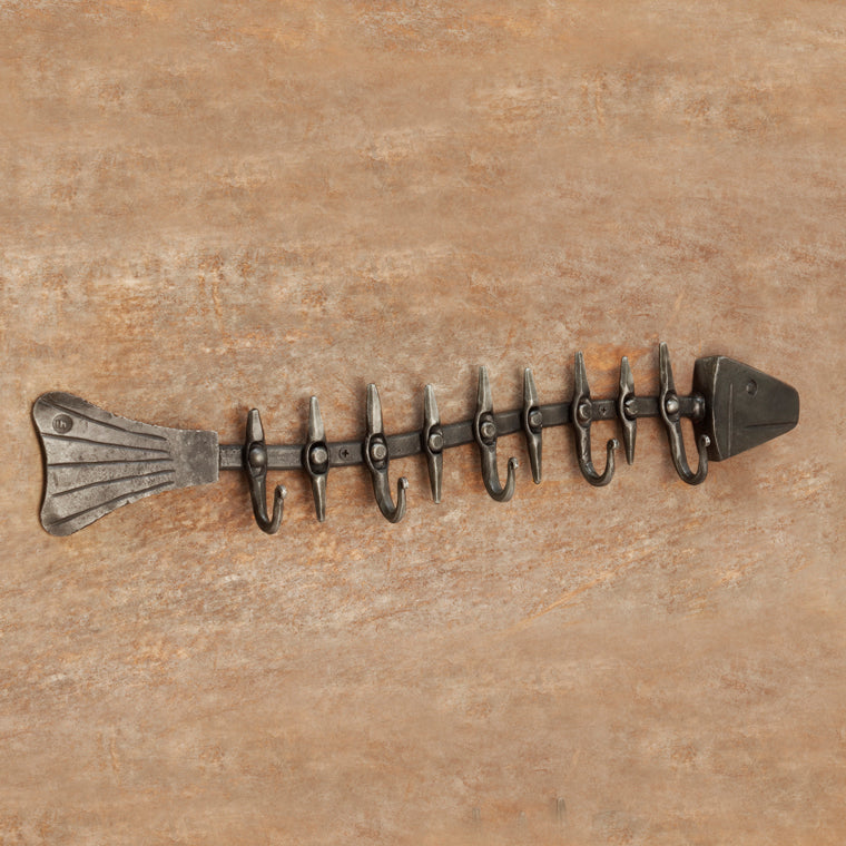 The home Hand Forged Iron Hardware Iron New Fish Hanger HC-880