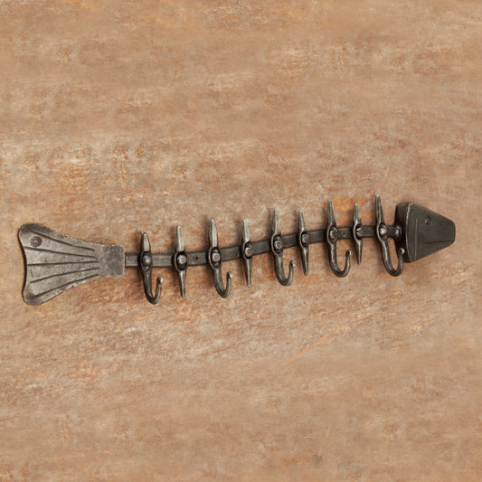 The home Hand Forged Iron Hardware Iron New Fish Hanger HC-880